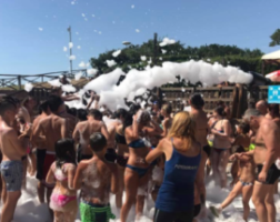 noleggio cannone schiumaparty