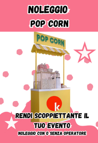 Macchina Pop Corn Roma