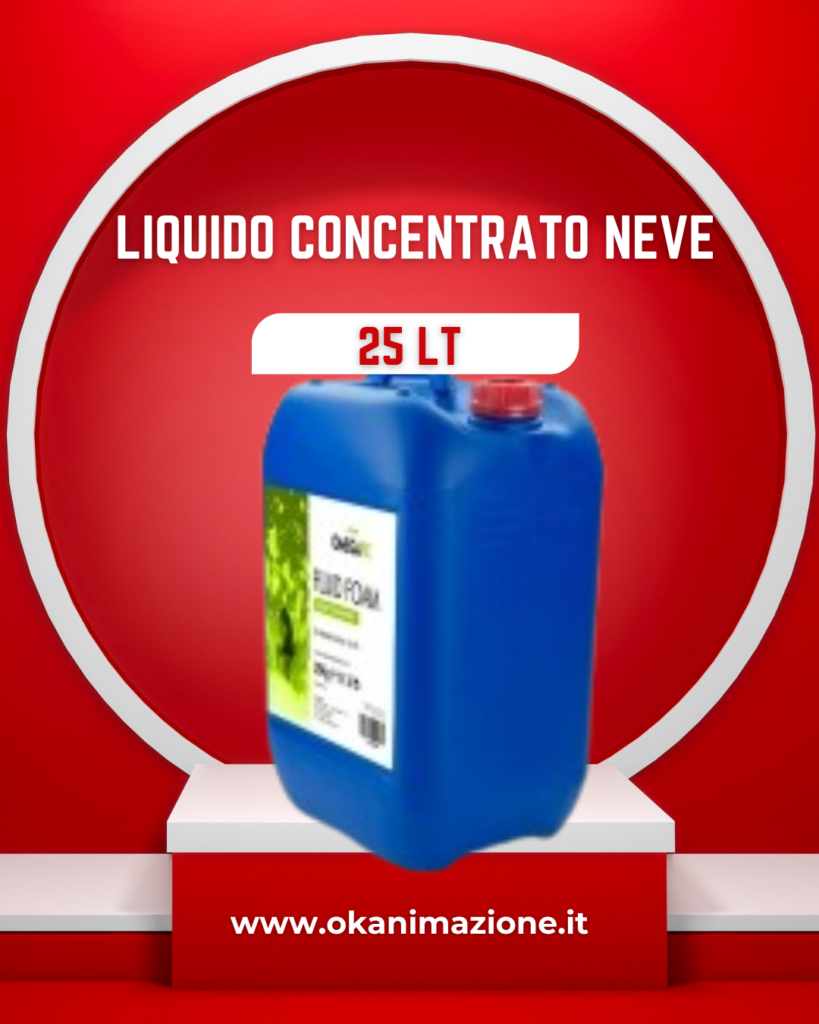liquido concentrato neve OK ANIMAZONE spettacolo